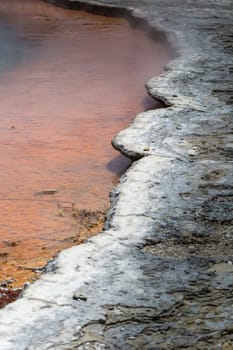 Champagne Pool in Waiotapu Thermal Reserve, Rotorua, New Zealand