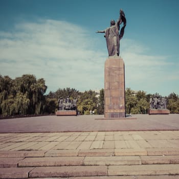 Monument to the Fighters of the Revolution.Kyrgyzstan.