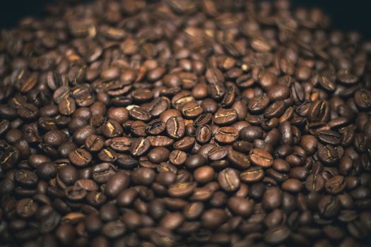 coffee beans lay flat covering the whole screen