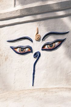 Swayambhunath stupa in Kathmandu, Nepal