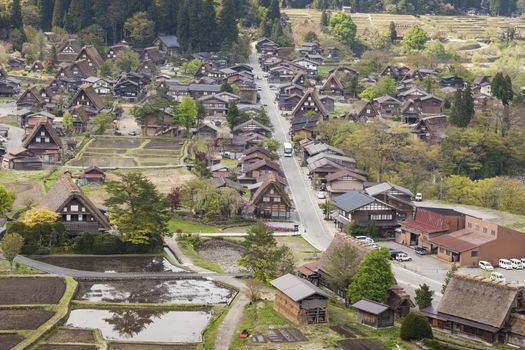 Traditional and Historical Japanese village Ogimachi - Shirakawa-go, Japan

