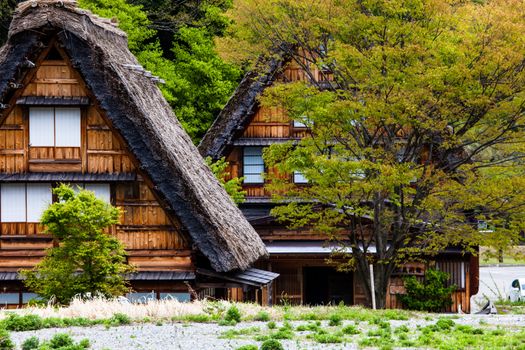 Traditional and Historical Japanese village Ogimachi - Shirakawa-go, Japan 