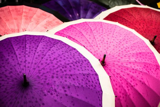 Traditional Asian umbrellas 