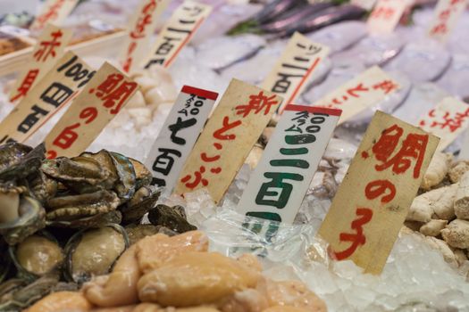 Tsukiji Fish Market, Japan.

