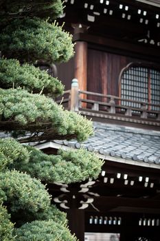 Traditional temple in Kyoto, Japan