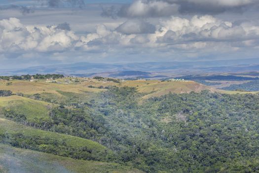 Beautiful landscape characteristic for the Gran Sabana - Venezuela, Latin America

