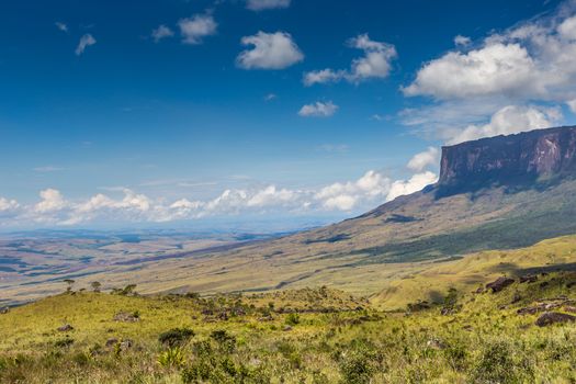 The view from the plateau of Roraima on the Grand Sabana - Venezuela, Latin America 