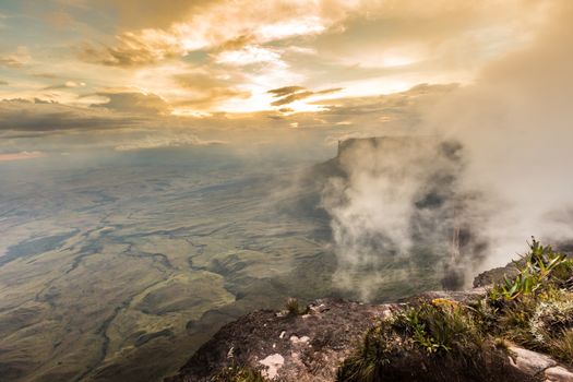 The view from the plateau of Roraima on the Grand Sabana - Venezuela, Latin America 