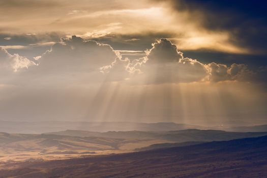 The Gran Sabana in the evening light - Venezuela, South America 