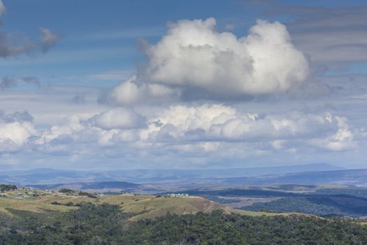 Beautiful landscape characteristic for the Gran Sabana - Venezuela, Latin America

