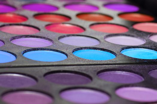 eyeshadow make-up palette background texture