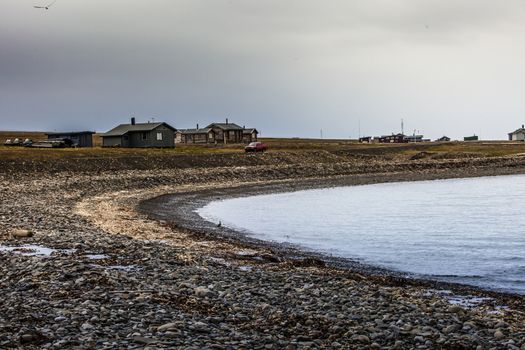 Beautiful scenic view of Spitsbergen (Svalbard island), Norway 