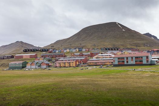 View over Longyearbyen, Svalbard, Norway

