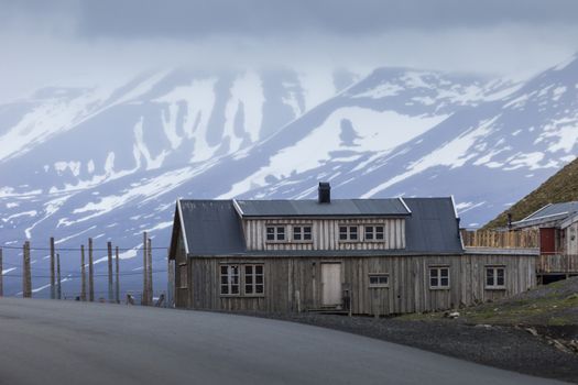 View over Longyearbyen, Svalbard, Norway

