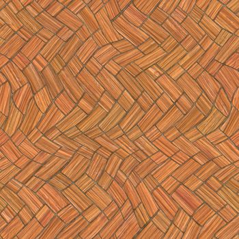 Irregular abstract seamless tileable wood background parquet pattern.