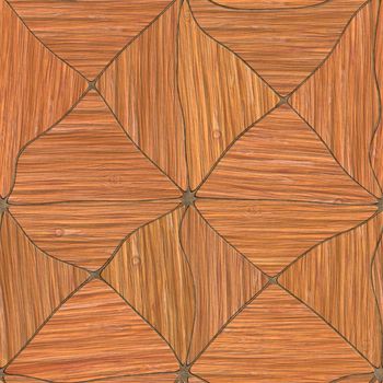 Irregular abstract seamless tileable wood background parquet pattern.