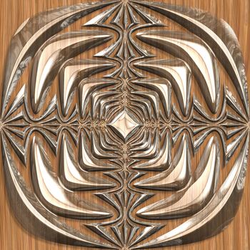 Wood surfaces sparkling glass tile seamless pattern.