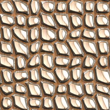 Wood surfaces sparkling glass tile seamless pattern.