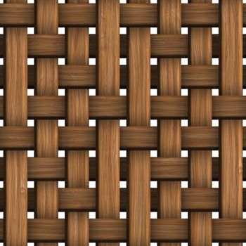 Wicker wood pattern seamless tille bacground decorations.