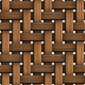 Wicker wood pattern seamless tille bacground decorations.