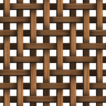 Wicker wood pattern seamless tille bacground decorations.