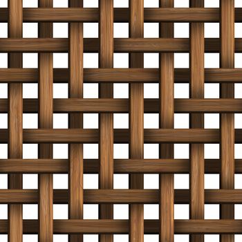 Wicker wood pattern seamless tille bacground decorations.