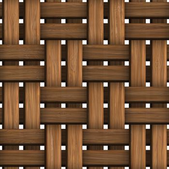 Wicker wood pattern seamless tille bacground decorations.