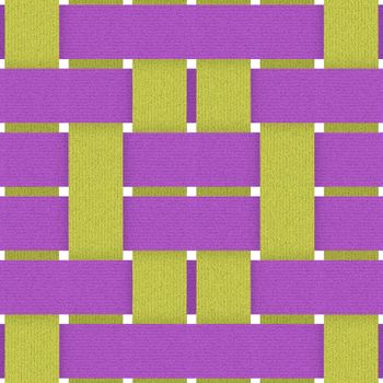 purple yellow fabric weave seamless background pattern