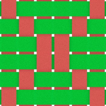 red green fabric weave seamless background pattern