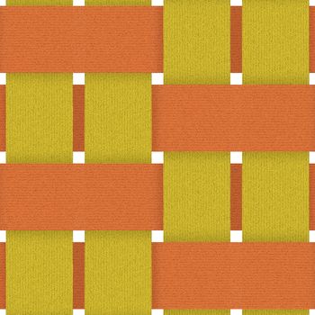 shades of orange fabric weave seamless background pattern
