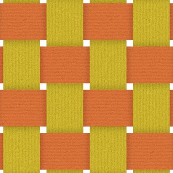 shades of orange fabric weave seamless background pattern