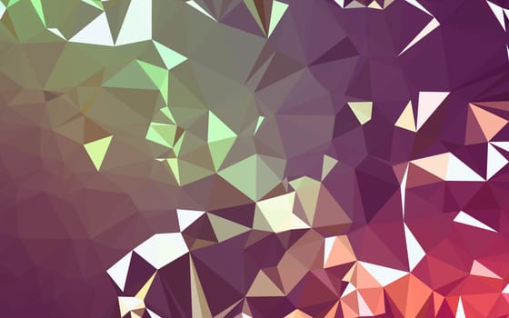 Abstract low poly background, geometry triangle, mosaic pastel color background