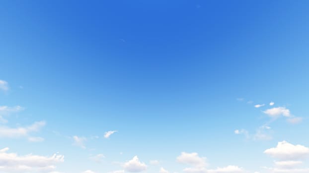 Cloudy blue sky abstract background, blue sky background with tiny clouds, 3d rendering

