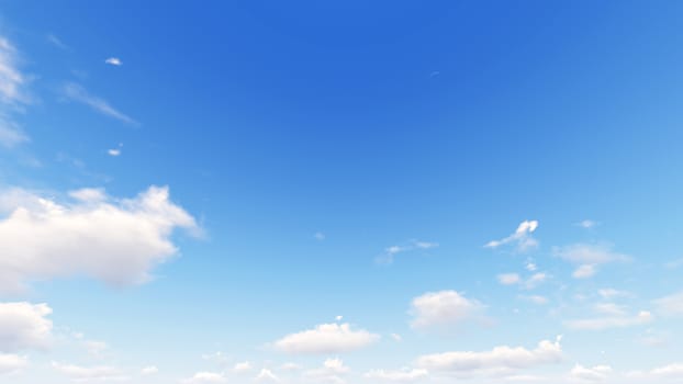 Cloudy blue sky abstract background, blue sky background with tiny clouds, 3d rendering

