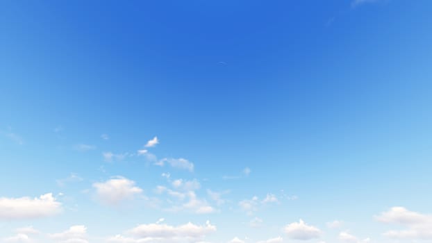 Cloudy blue sky abstract background, blue sky background with tiny clouds, 3d rendering

