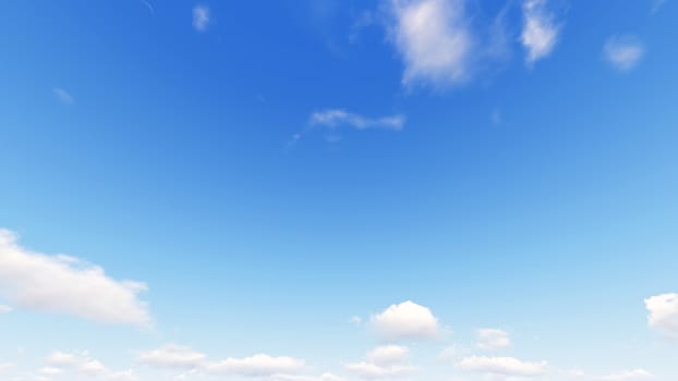 Cloudy blue sky abstract background, blue sky background with tiny clouds, 3d rendering

