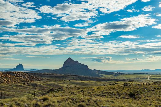 The Navajo Volcanic Field in the Four Corners area of the American southwest has about 80 old, eroded volcanic centers (volcanic necks/volcanic plugs/diatremes) of Oligocene to Miocene age.