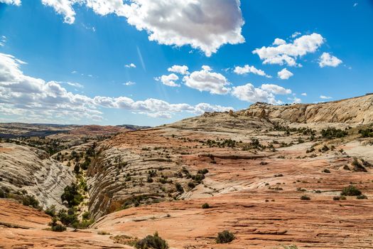 A view of the Grand Staircase Escalante National Monument from Scenic Route 12 in Garfield County, Utah.
