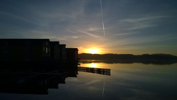 Sunset in Namsos