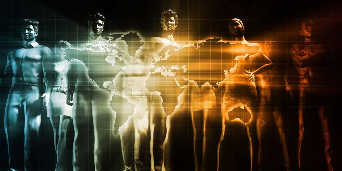 Distribution Network and Global Tracking Platform Art