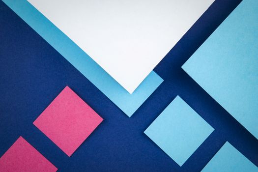 abstract background background with blue colored papers