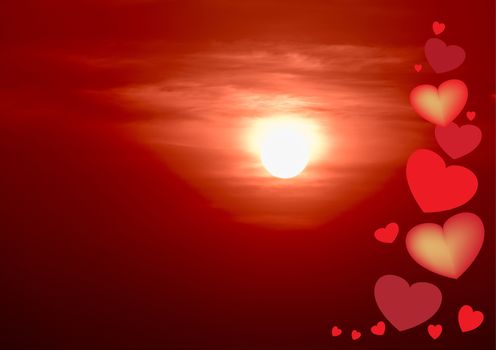 Valentine's Day and the first solar sky.