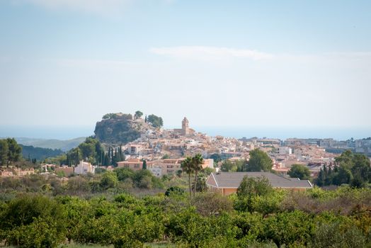 View of the area of Alicante in Valensia , near Guadalest .