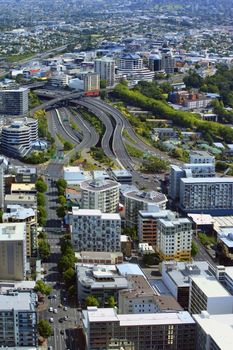 Top view of the Auckland of New Zealand