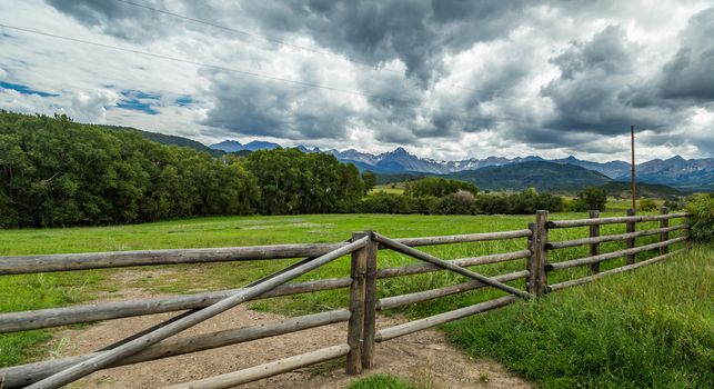 The San Juan Skyway forms a 233 mile loop in southwest Colorado traversing the heart of the San Juan Mountains festuring breathtaking mountain views and includes the portion of US 550 between Silverton and Ouray known as the Million Dollar Highway.