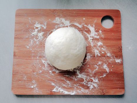 fresh Flour dough ready to be baked