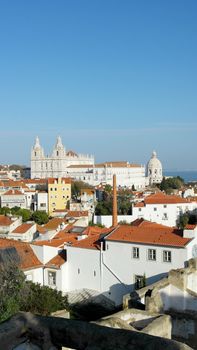 View over Alfama neighbourhood, Lisbon, Portugal