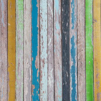 Abstract old wood texture background colorful