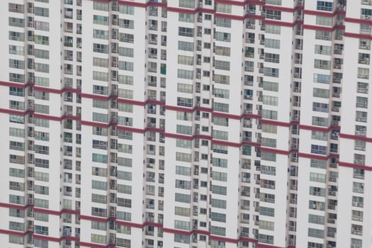 Close up of Building with balconies