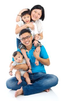 Portrait of asian family